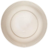 elho Vibes Fold Bowl 25 - Blomkrukor inomhus - 100% återvunnen plast - Ø 24,9 x H 12,1 cm - Vit/Vit linne