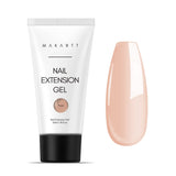 Makartt Poly Nail Extension Gel - 50 ML Extension Builder Akryl Poly Nägel Aufbaugel Extender Gel Für Gelnägel Für Nagelverlängerung, Nagelstärkung, Nail Art Dekoration(Transparent)