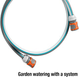 Anslutningsset Gardena Classic 13 mm (1/2 tum), 1,5 m: Slangadapter för anslutning av slangvinda, slang med systemkomponenter, 22 bar (18011-20)