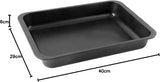 Zenker Ofenbackform (40 X 6 X 29 Cm) SPECIALMATlagning, Rechteckige Ofenform Mit Antihaftbeschichtung, Backform Mit Extra Hohem Rand (Farbe: Schwarz), Menge: 1 Stück Formar och plåtar för bakning Naty Shop