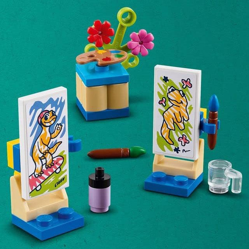 LEGO 41739 Friends Lianns rum, konsttema minileksak, liten samlingspresent med Liann, höst- och husdjursminidockor 2023-serien Byggset Besuche den LEGO-Store