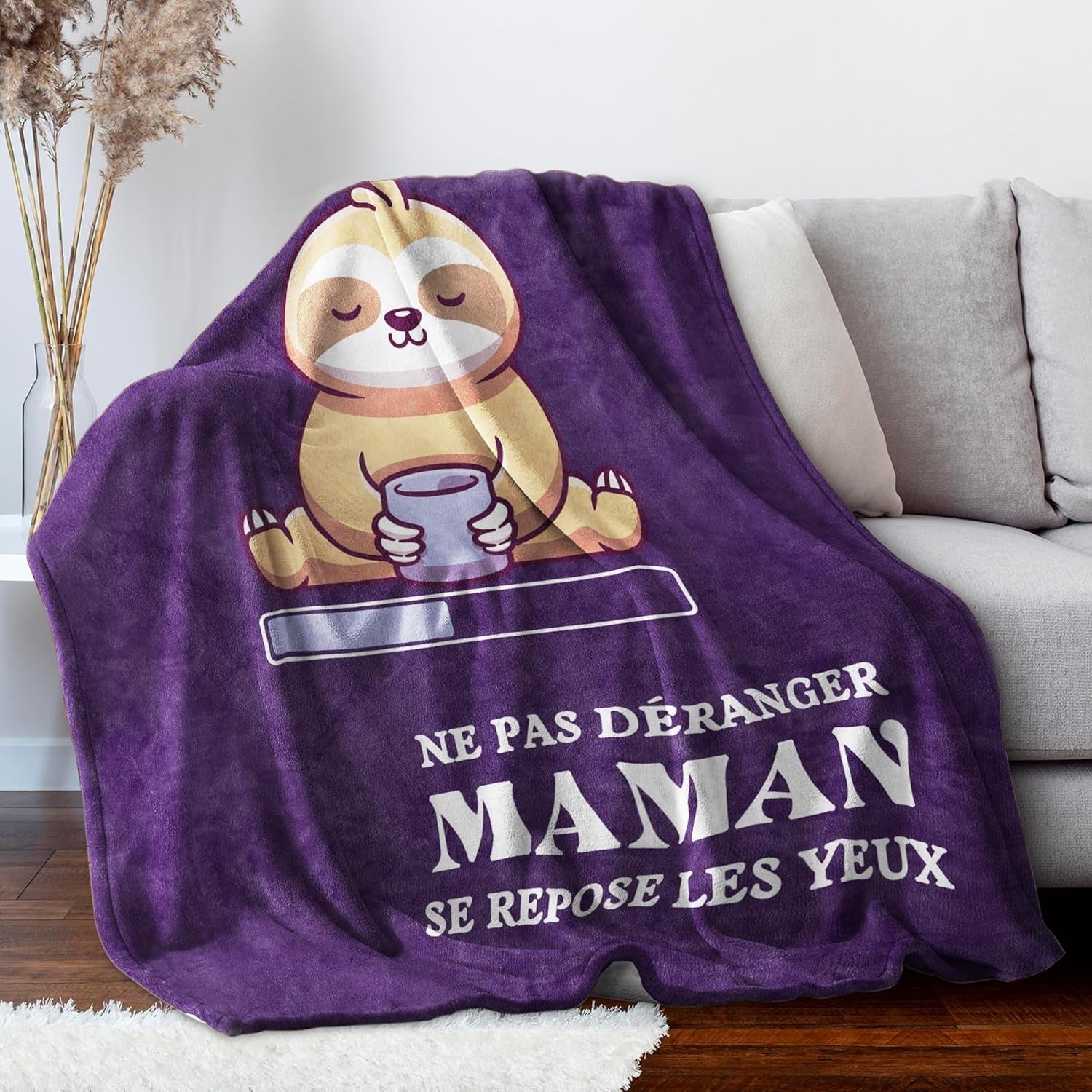 Niyewsor födelsedagspresent, till mamma, fleecefilt, present till mamma, mors dag och julklappsidé till mamma Niyewsor sängar och filtar