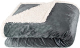 Aqua-Textil Fluffig kramfilt 150 X 200 Cm Grå Vit Melange Plysch TV-filt Överkast Sherpa Fleece Oeko-Tex Ottawa Sängar och filtar Besuche den aqua-textil-Store Grå Vit Nicki Bekväm filt 150 X 200 Cm