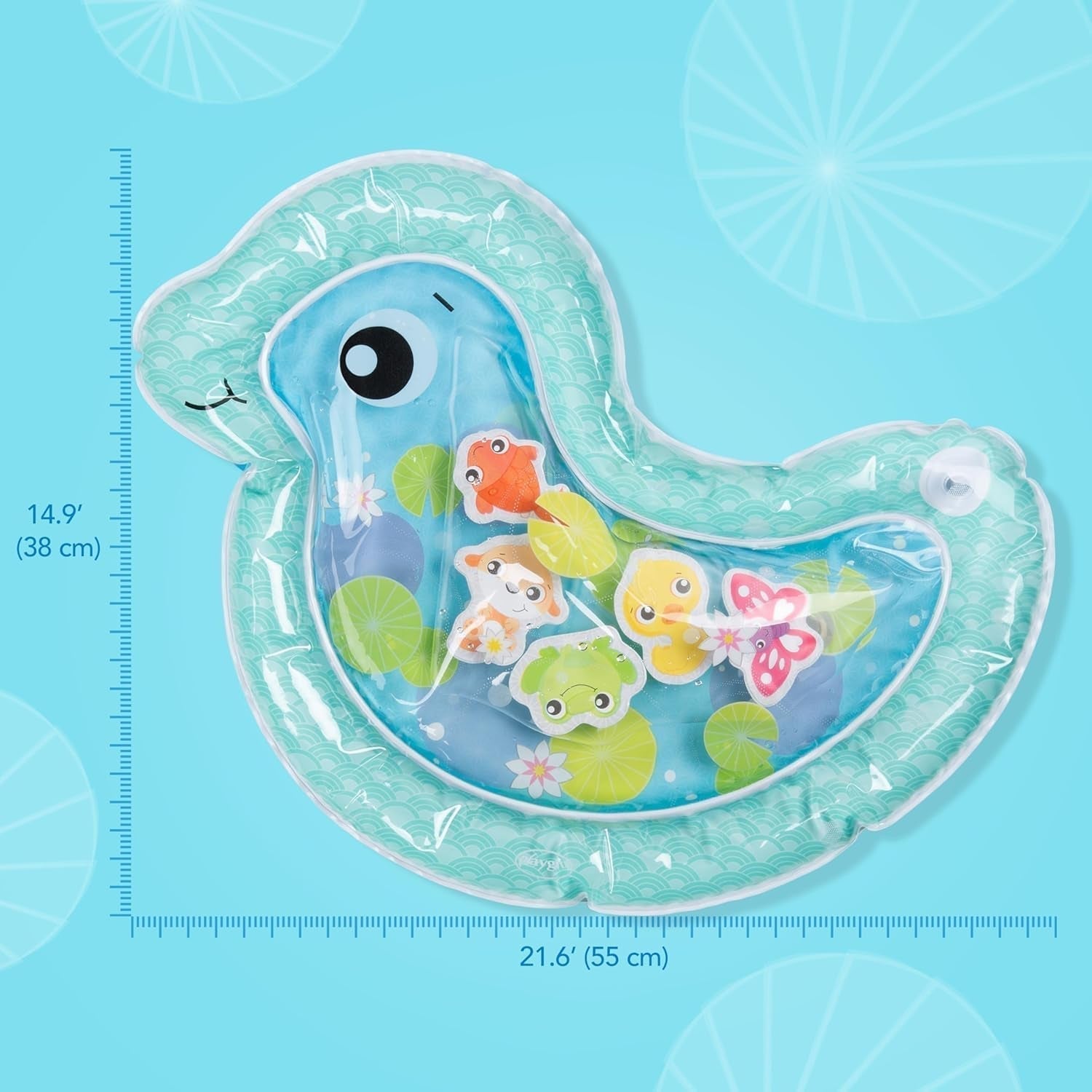 Playgro vattenmatta baby, uppblåsbar vattenlekmatta babyleksak sensorisk leksak för 3 6 9 månader Leksaker Bebe Naty Shop