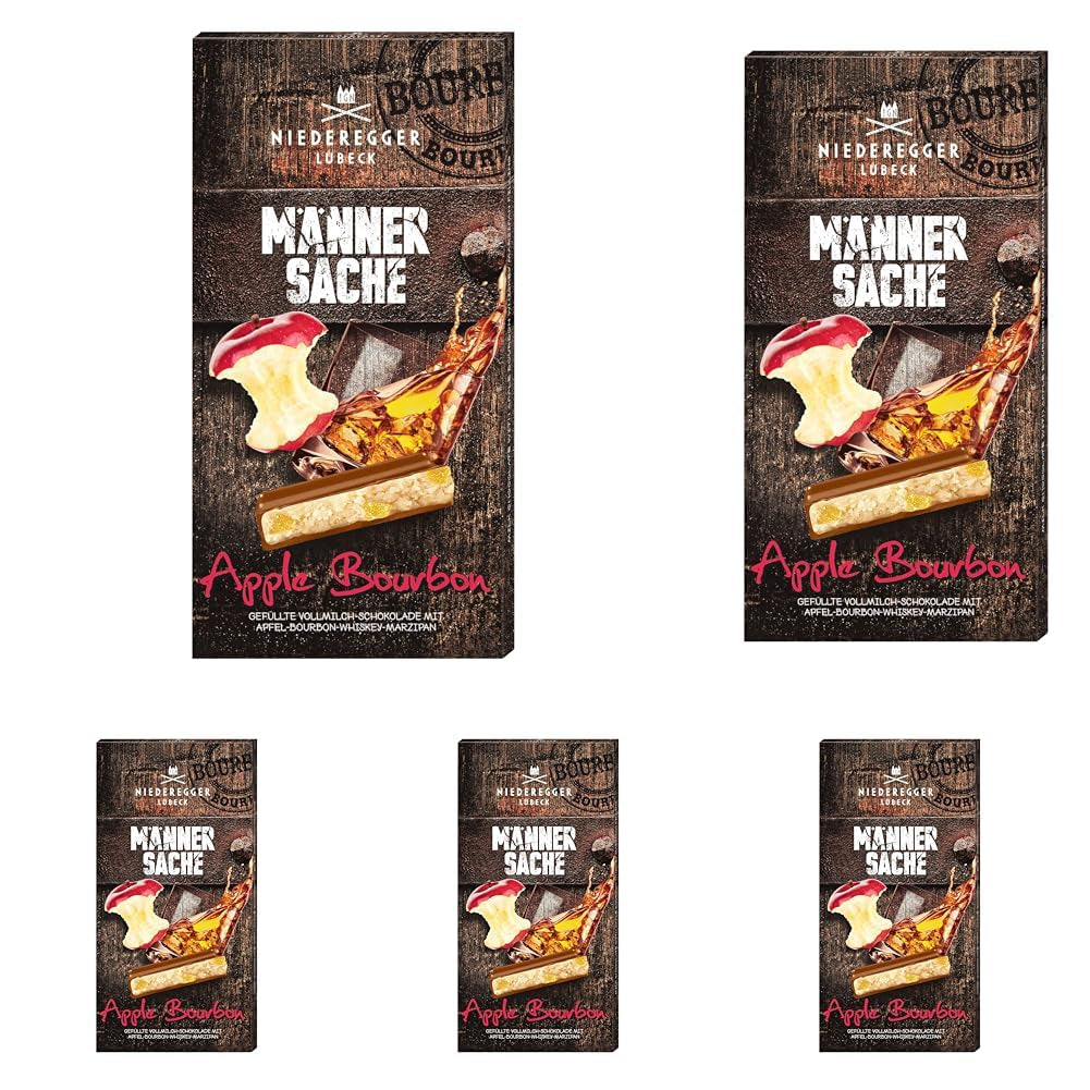 Marz. Tafel Schokolade Apple Bourbon (1 x 110 g) (Förpackning med 5)