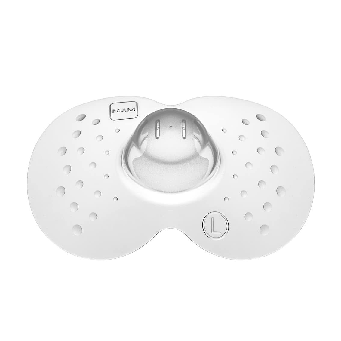 MAM Stillhütchen Größe L (Ø 23 Mm) Im 2Er-Set, Extra Weiche Brusthütchen Zum Schutz Beim Stillen, Brustwarzenschutz Für Maximalen Hautkontakt Zwischen Mutter And Kind Accessories Mat och amning Bebe Naty Shop