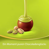 Lindt LINDOR Choklad med pistage | 1 kg återförslutningsbar påse | ca. 80 Mjölkchokladbollar med Smält-i-munnen pistagegräddefyllning | Bulkpaket, pralinpresent
