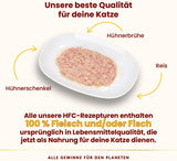 Almo Nature HFC Våt naturlig kattmat - kycklinglår, förpackning om 24 (24 x 70g)