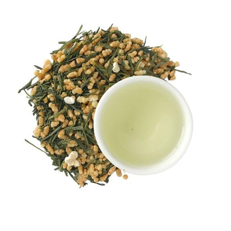 Grönt te Umami Bio Genmaicha från japanska kulturer, 100g - Teblad med stekt ris -