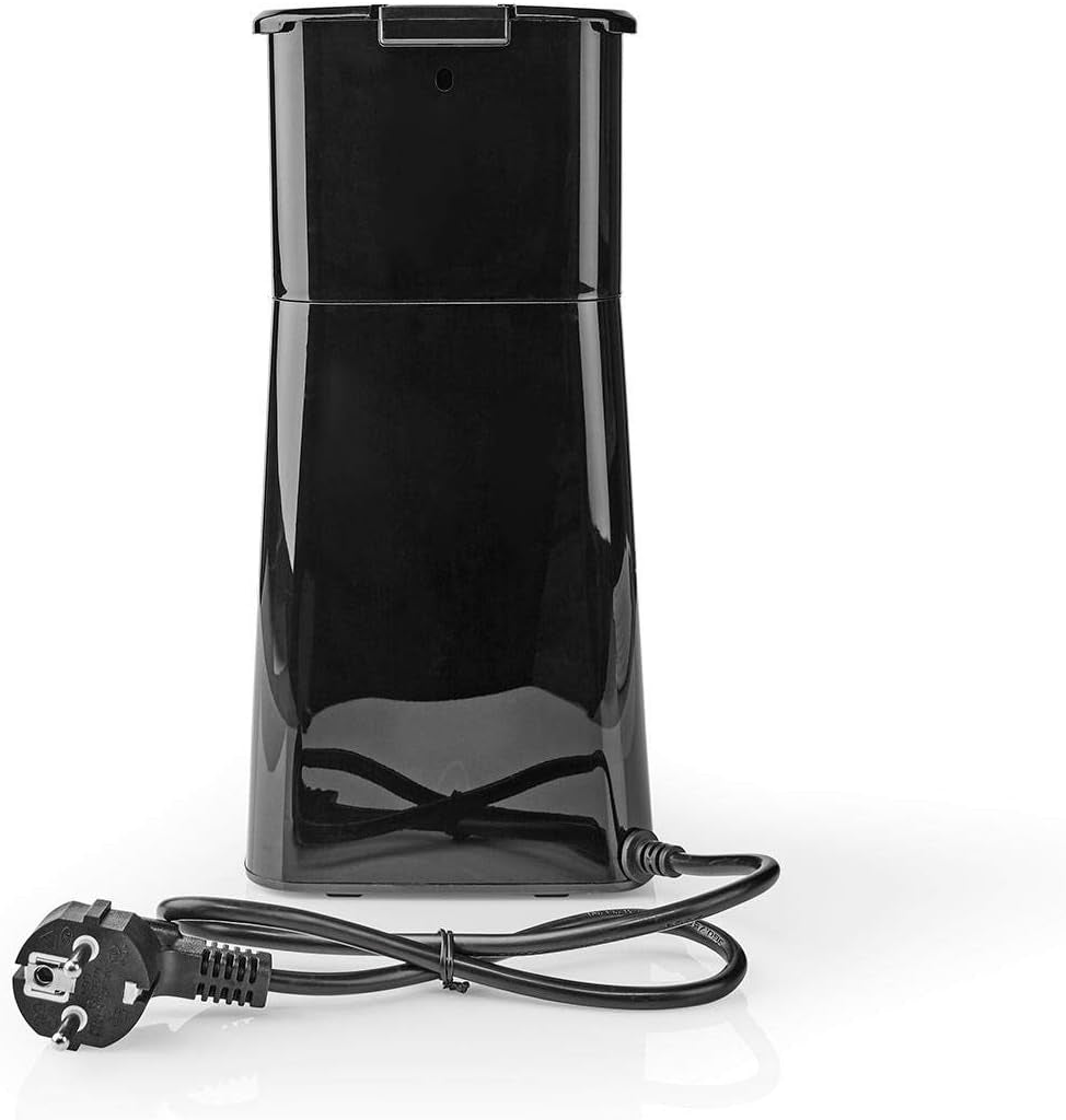 NEDIS Espressor - Filtrerat kaffe - 0,4 l - 1 kopp - Timer - Svart / Silver