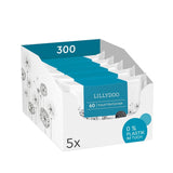 LILLYDOO Toalettvåtservetter 720 st (12 x 60) 100 % plastfria spolbara våtservetter Doftfria