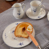 Villeroy & Boch Vieux Luxembourg Mjölkmugg, 300 ml, Premium Porslin, Vit/Blå, 1023410760, Flerfärgad