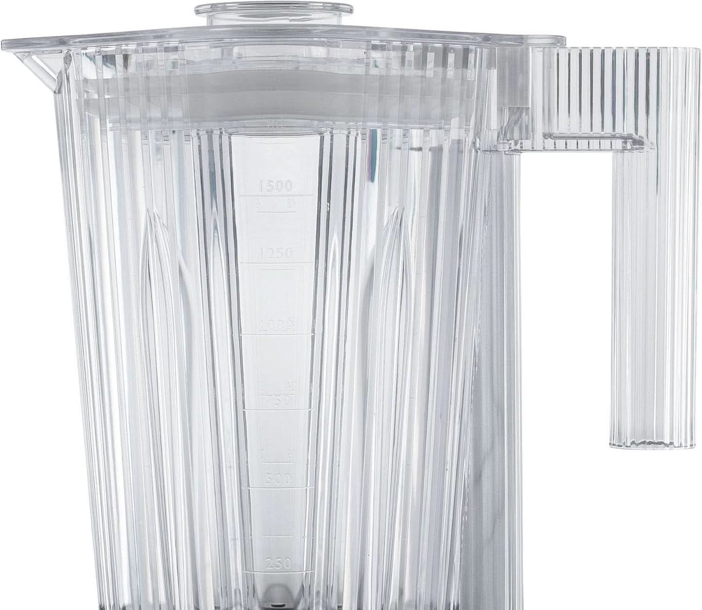Alessi Plissé MDL09 W - Blender med graderad karaff, termoplastisk harts, Kitchen Naty Shop