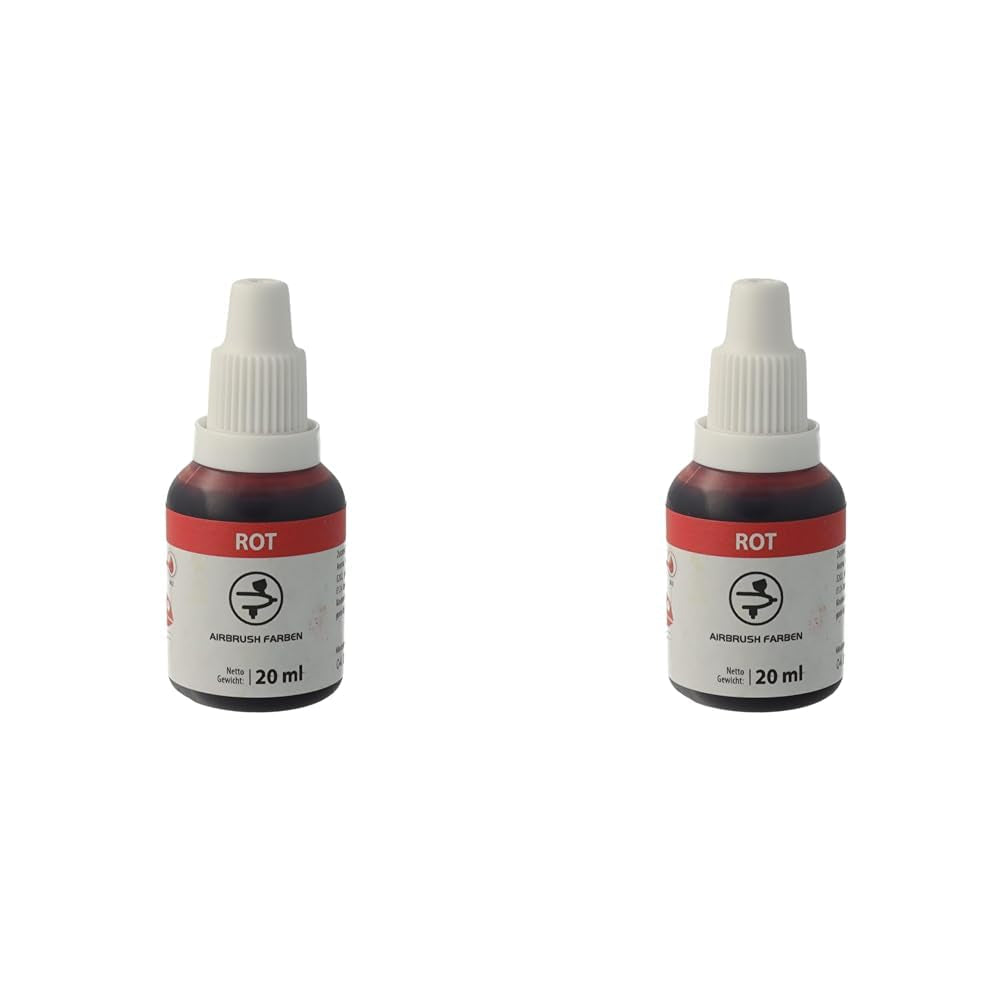 Bakeryteam airbrush matfärg röd 20ml