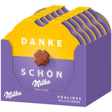 Praline Milka Little Thank You – Alpin mjölkchoklad med fin mjölkgräddefyllning – 12 x 44g