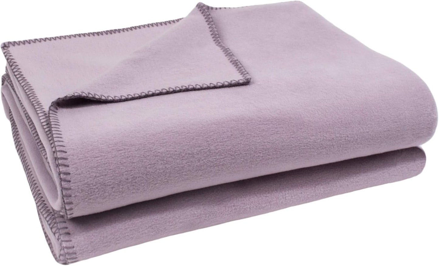 Zoepritz filt i färg: Röd, Tillverkad av 65% Polyester, 35% Viskos, Storlek: 160X200 Cm, 103291-235-160X200 Zoepritz Sängar och täcken sedan 1828 405 Blek lavendel 160X200 Cm