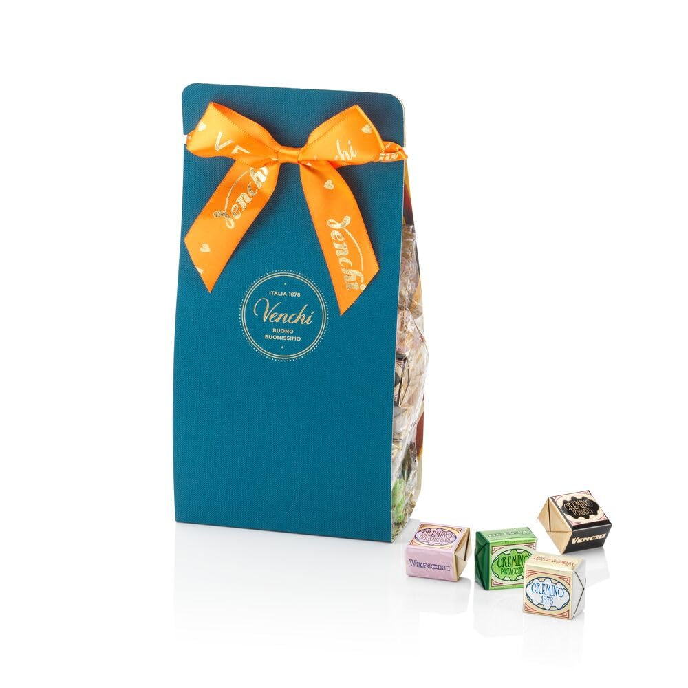 Venchi – Murrine Collection – Presentask med diverse Cremino-choklad, 407 g – Med PGI Piemonte skogshasselnötter – Presentidé – Glutenfri