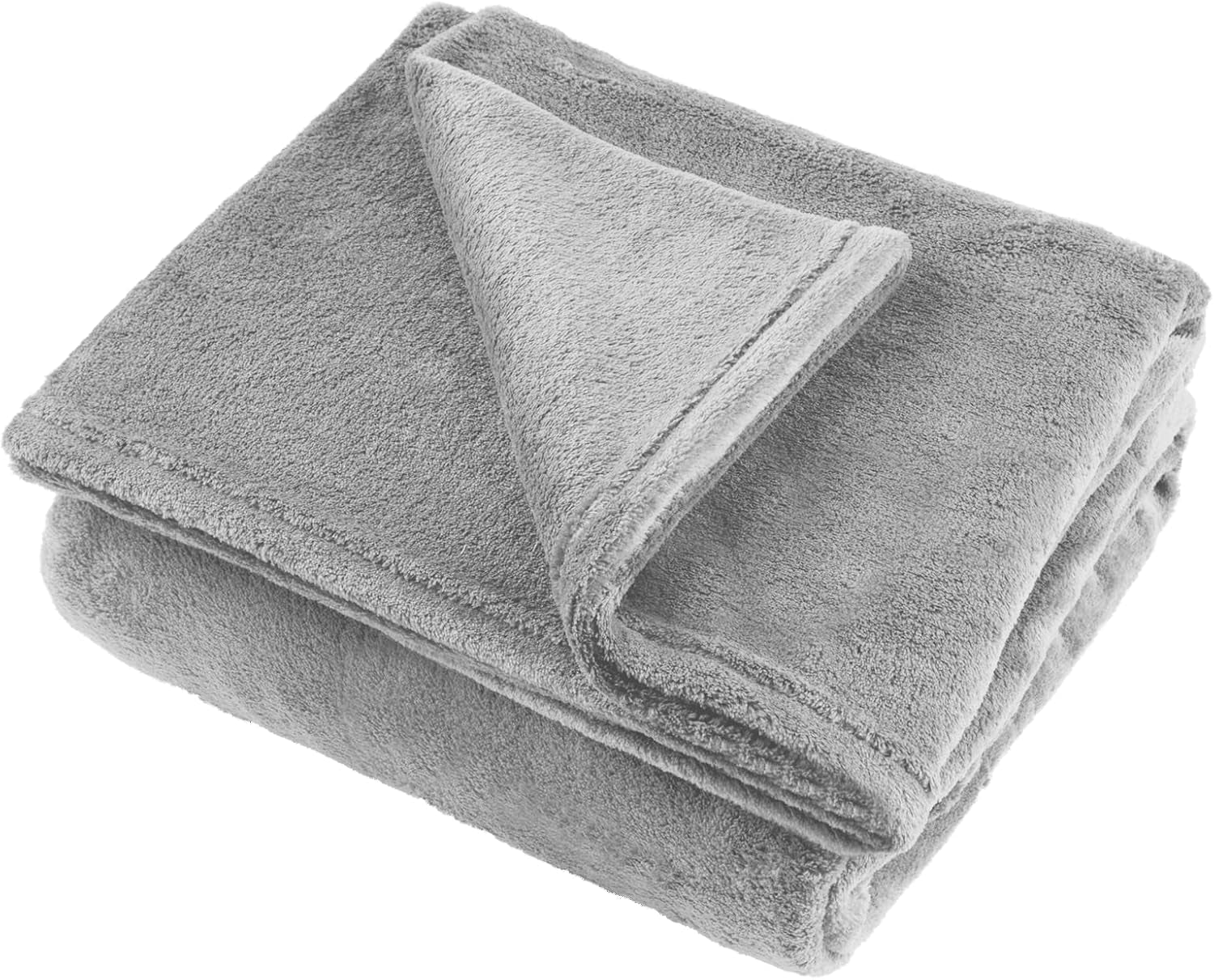 Teesa fleecefilt 200X220 Cm grå TSA8902-1 Teesa sängar och filtar