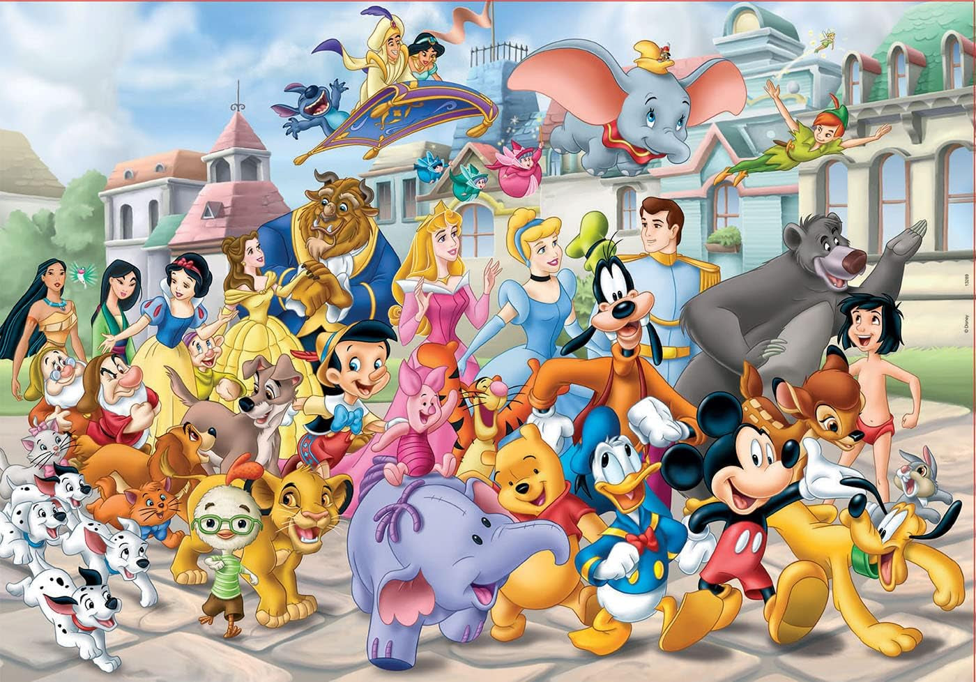 Educa - Pussel 200 bitar | Disney parad, pussel 200 bitar för barn från 6 år, Disney World (13289) Puzzle Naty Shop