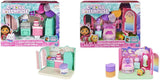 Gabby Dollhouse och Gabby Dollhouse Deluxe Room Sweet Dreams Fluffy Cat Sovrumskudde Katt och 3 tillbehör 3 möbler och 2 överraskningslådor Passar från 3 år och uppåt