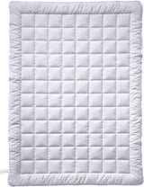 Billerbeck Jasmin Superlight täcke - sommartäcke - 135 X 200 Cm - bomullstäcke, svalkande täcke - 90% viskos (bambu) 10% polyester (airsoft), vit Täcken och täcken Naty Shop Standardtitel