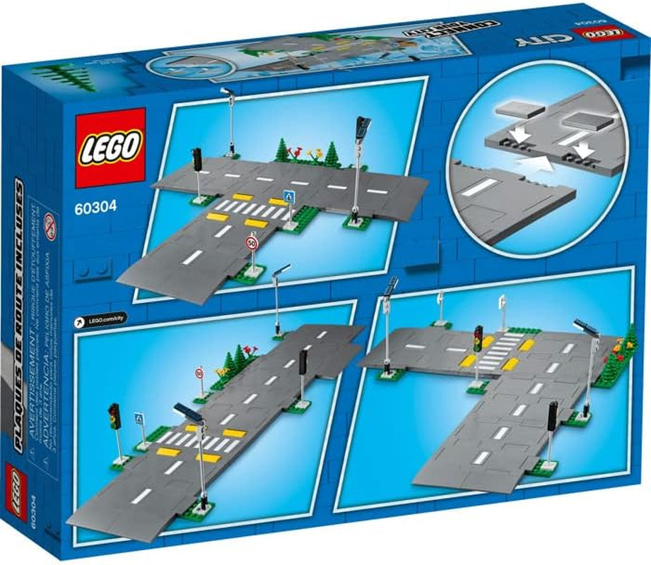 LEGO City Road Korsning med trafikljus Byggset med Glow-in-the-Dark-klossar 60304 Byggset Besuche den LEGO-Store