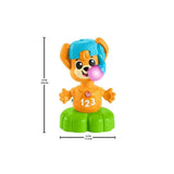Fisher-Price Sync Squad rävbänkleksak, leksak för spädbarn och småbarn med musik och interaktiva lampor, från 9 månader, fransk version, HYK94 Jucarii Bebe Naty Shop