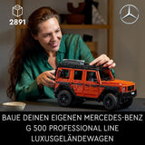 LEGO Technic Mercedes-Benz G 500 Professional Line, G-Klass byggsats för bilmodeller, vuxenpresent, Lyx terrängfordonsset, Mercedes samlarobjekt, Leksaksbil 42177 Byggset Besuche den LEGO-Store