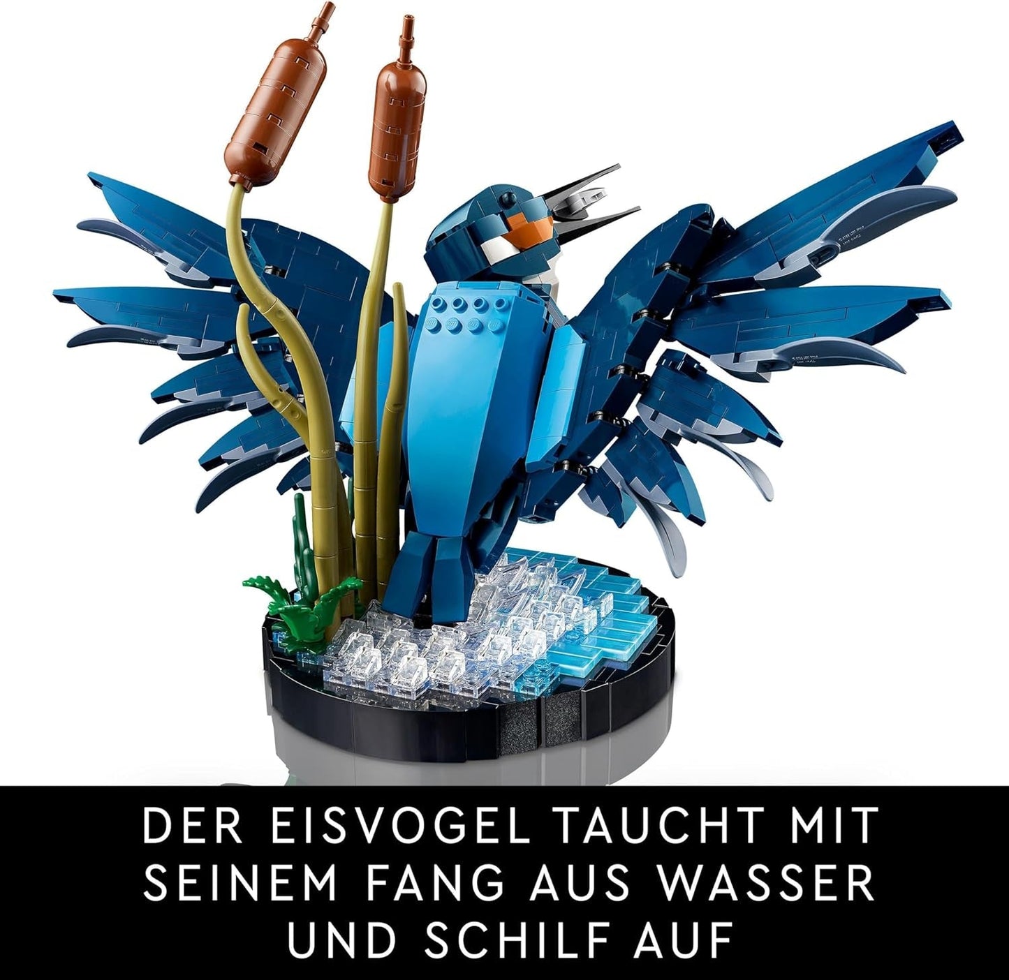 LEGO Icons Kingfisher modellbyggsats för vuxna, fågelfigur för vardagsrum eller kontor, hem- och kontorsdekorationer, present till fågelälskare och ornitologer, kvinnor och män 10331 byggset Besuche den LEGO-Store