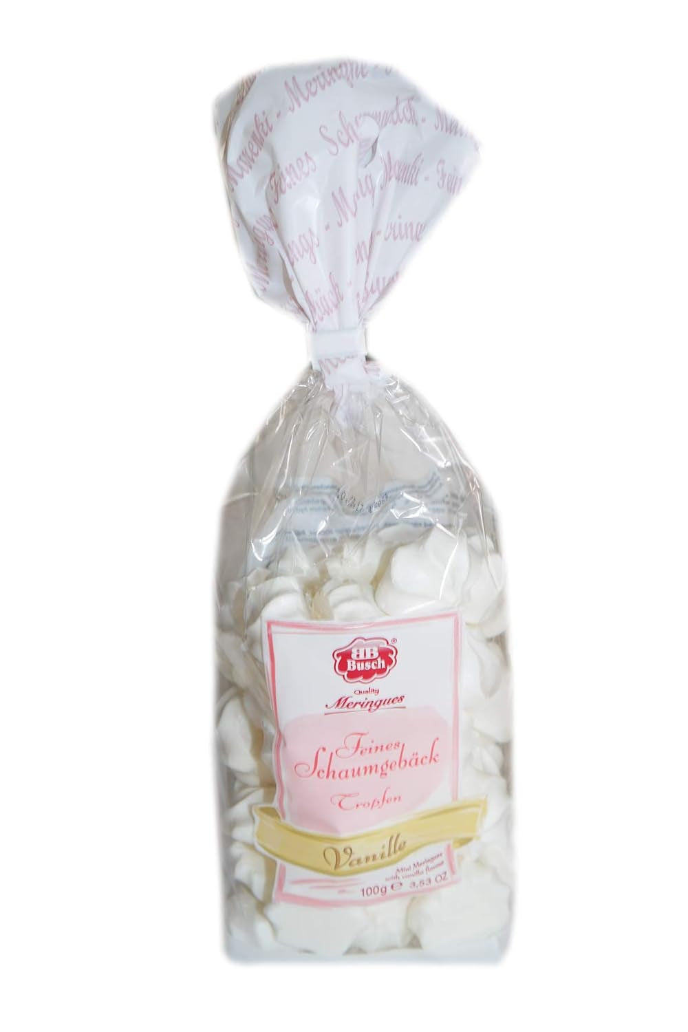 Vaniljdroppar Fina Marshmallows Marshmallows 100 g (förpackning med 10)