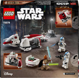 LEGO Star Wars Escape With The BARC Speeder, Mandalorian-setet, leksakscykel med sidvagn, Inkluderar figurerna Kelleran Beq och Grogu, present till pojkar och flickor från 8 år 75378 Byggset Beuche den LEGO-Store