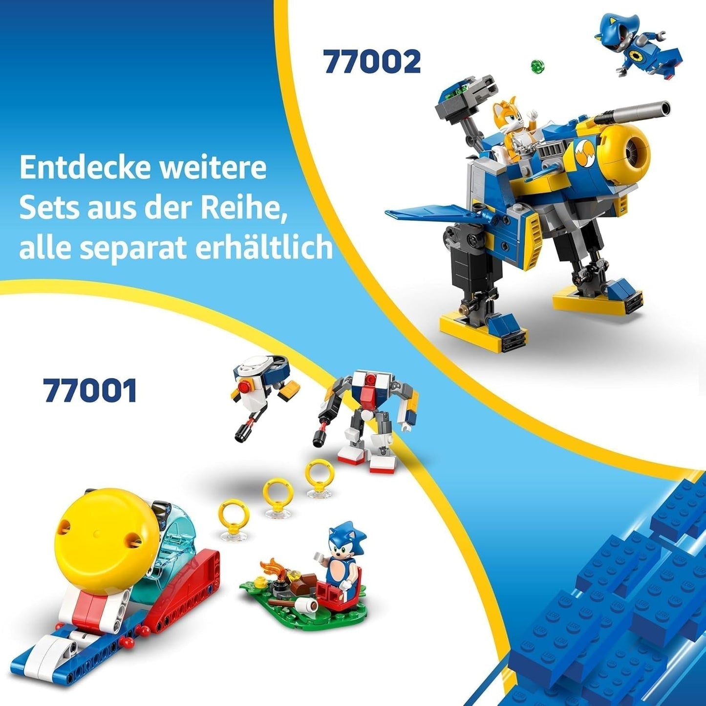LEGO Sonic the Hedgehog Super Shadow vs. Biolizard, gamerleksak, present till pojkar och flickor, samlarlekset för barn och videospelsfans, med karaktärsfigurer 77003 Byggset Besuche den LEGO-Store
