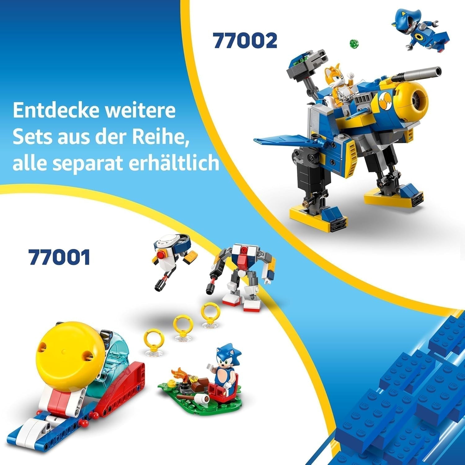 LEGO Sonic the Hedgehog Super Shadow vs. Biolizard, gamerleksak, present till pojkar och flickor, samlarlekset för barn och videospelsfans, med karaktärsfigurer 77003 Byggset Besuche den LEGO-Store