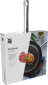 WMF Profi Resist induktionspanna 24 cm, material med flerskiktsbeläggning, bikakestruktur, handtag i rostfritt stål, ugnssäkra grytor och stekpannor Naty Shop