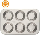 Bricka 6 Jumbo Muffins Ø 9 Cm - 34 X 22 X 4,5 cm Bakformar och plåtar Naty Shop