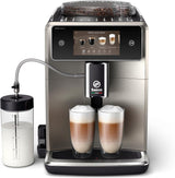 Saeco GranAroma automatisk espressomaskin - 14 kaffespecialiteter, intuitiv färgskärm, 4 användarprofiler, keramisk kvarn, 1500 watt (SM6580/10)