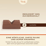Venchi - Chokladkakor med mjölk och hasselnötter - 70 % socker - Praliner med PGI Piemonte hela hasselnötter, 1 kg - Glutenfri