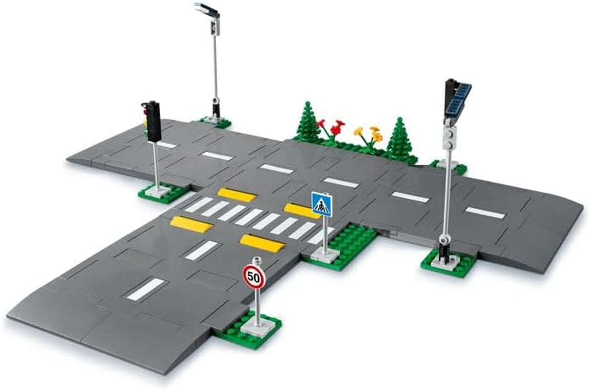 LEGO City Road Korsning med trafikljus Byggset med Glow-in-the-Dark-klossar 60304 Byggset Besuche den LEGO-Store