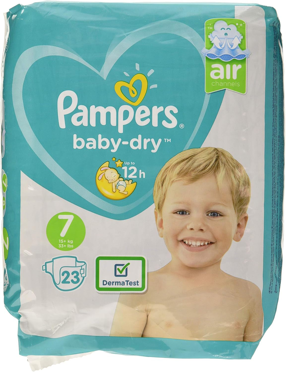 Pampers (gammal version), trosor, storlek 4, 9 kg-15 kg, trepack (1 x 88 blöjor)