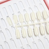 Nagellackspalett med 216 färger, Nagelskyddsställ, Nagellacksfärgade kortplattor, Nagelfärgskarta, Nagellackstillbehör