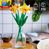 Påskliljor LEGO Botanicals - Påskpresenter för flickor och pojkar - Konstgjorda blommor för barn - Blombukett som dekoration i rummet eller på kontoret - Present för kvinnor - 40747 Byggset Besuche den LEGO-Store