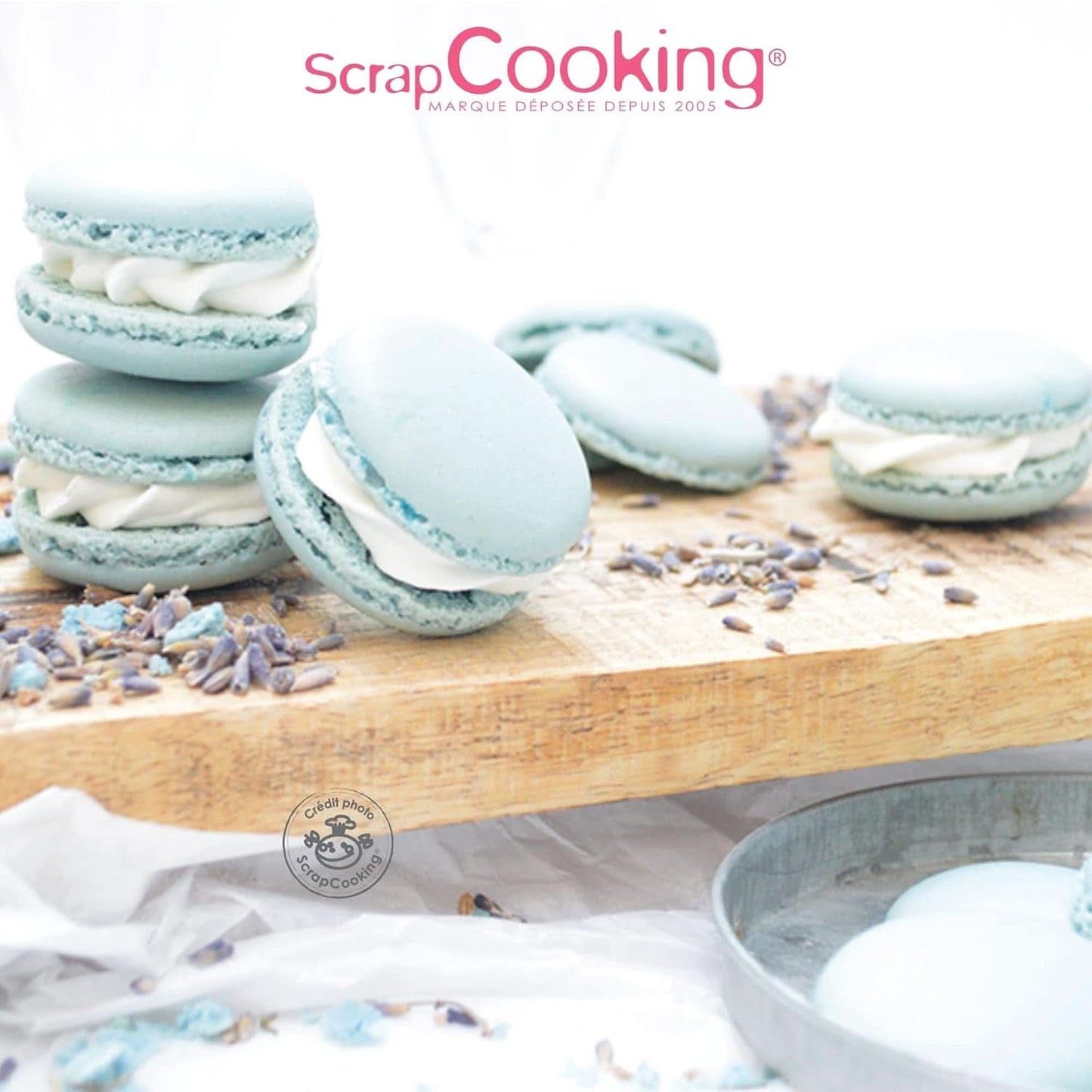 Scrapcooking, pulvermatfärg, pastellblått, 5 gram Naty Shop