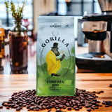 Gorilla Foresta Coffee 6 x 1000g helrostade bönor | Arabica blandning | Portafilter och helautomatiska espressomaskiner | Espressokaffe