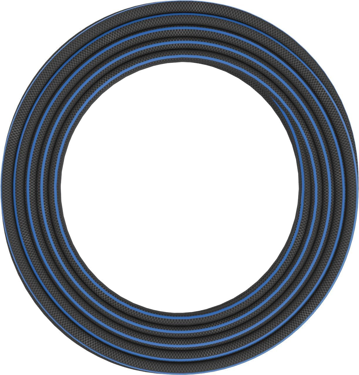 Fiskars L vattenslang, UV-skydd, trycktestad, vridstyvhetsnivå 4 (av 5), 30 m, Ø 1,3 cm (1/2"), 4,2 kg, svart/orange/blå, 1027105