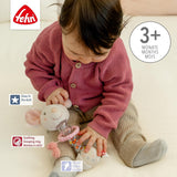 Fehn rainmaker-mus - motorisk leksak med klocka för att greppa och göra ljud - bell stick främjar lekfullt sinnen och motorik - för spädbarn och småbarn från 0+ månader Baby Toys Naty Shop