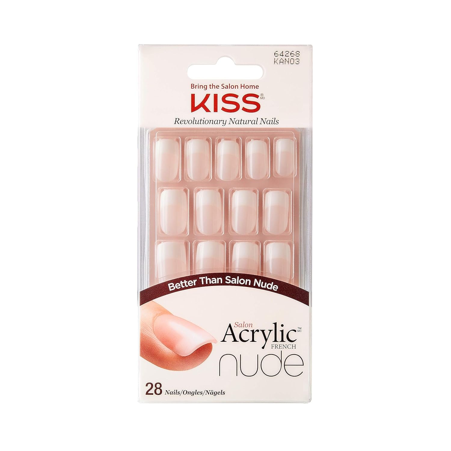 Kiss Nude Nails Cashmere & Nude Nails Fantastiska naglar