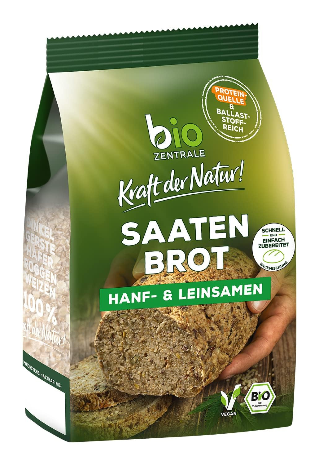 Biocentrala hela linfrön | 7 x 400g ekologiska linfrön | Idealisk för yoghurt, müsli och bröd | Alternativ till psyllium, hampafrön och chiafrön