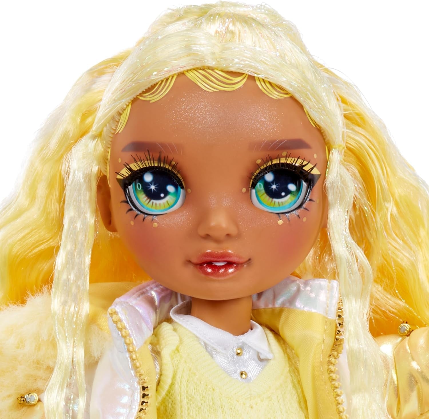 Rainbow High Winter Wonderland - Soligt (Gul) - 28 cm Hidden Magic Water Uppblåsande Snowman Fashion Docka med Snowman Set, lämplig för 4-12 år gamla barn och samlare