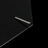 Nageldisplaypanel i akrylglas med displayremsor och nanolim, spikspetsdisplay, transparent nagelkonst-färgkort, nagelkonstdisplay, nagelträningsdisplay (transparent)