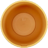 elho Jazz Round Mini 7cm - Blomkrukor för inomhusbruk - 100% återvunnen plast - Ø 7 x H 6,5 cm - Gul/Amber